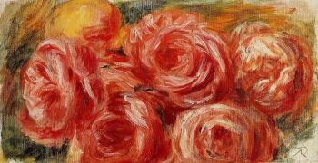 Pierre Auguste Renoir : Red Roses